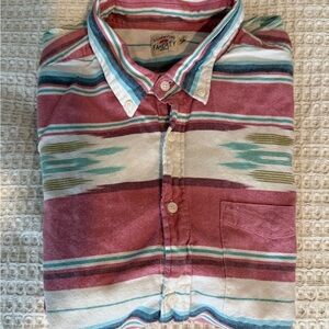 Faherty Multicolor Striped Casual Button Down Shirt
